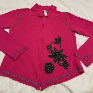 Alberto Kamali Embroidered Sweater